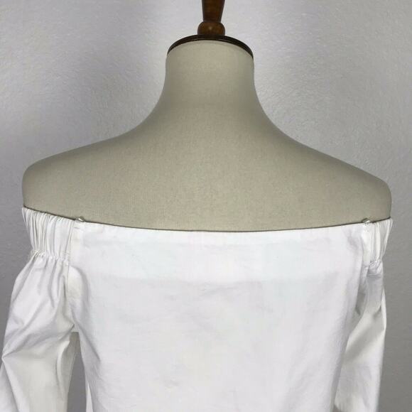 J.O.A Side Slit Off Shoulder Top Cotton - Picture 10 of 12